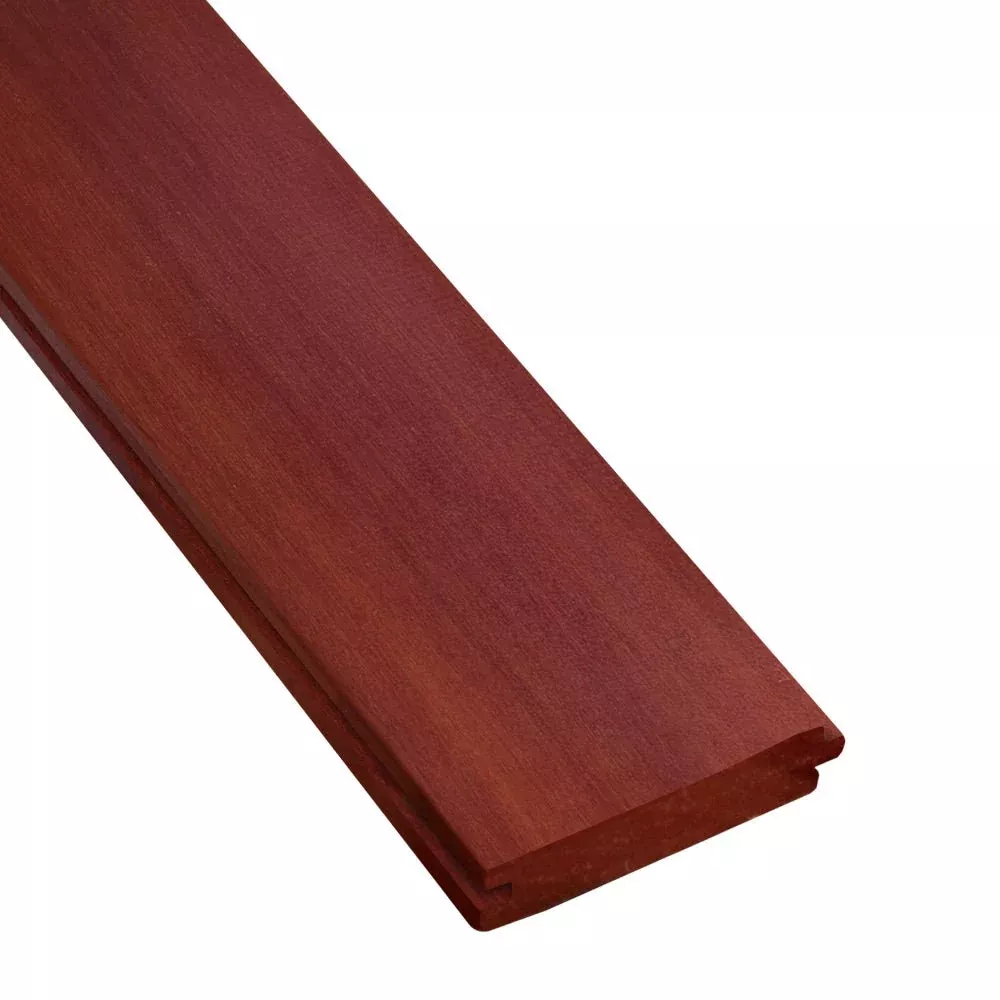 1 x 4 Brazilian Redwood (Massaranduba) Wood T&G Square-Edge Decking