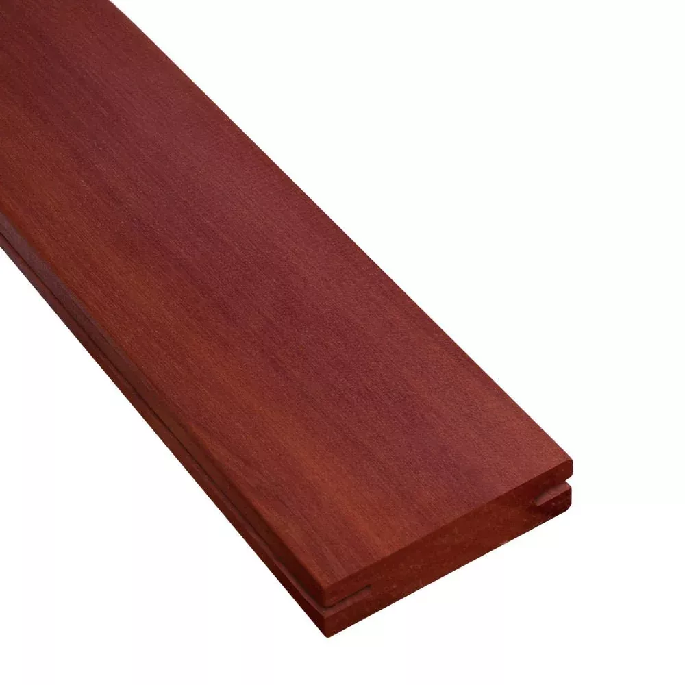 1 x 4 +Plus Brazilian Redwood (Massaranduba) Wood Pre-Grooved Decking (21mm x 4)