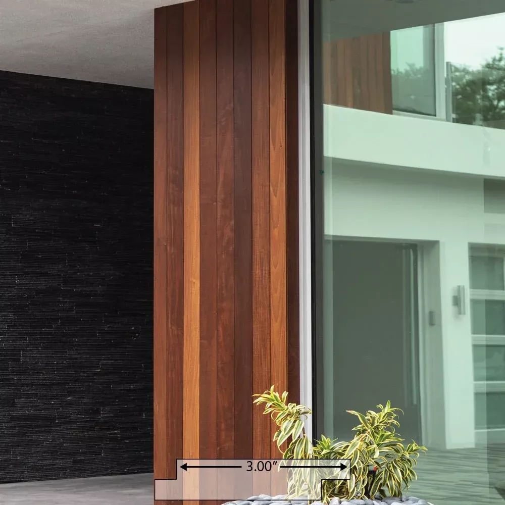 1 x 4 +Plus Ipe Wood Shiplap Siding (21mm x 4)