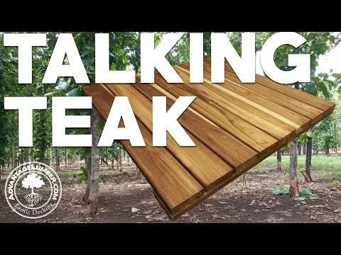 1 x 6 Teak - Plantation Wood 45° V-Groove (Select Grade)