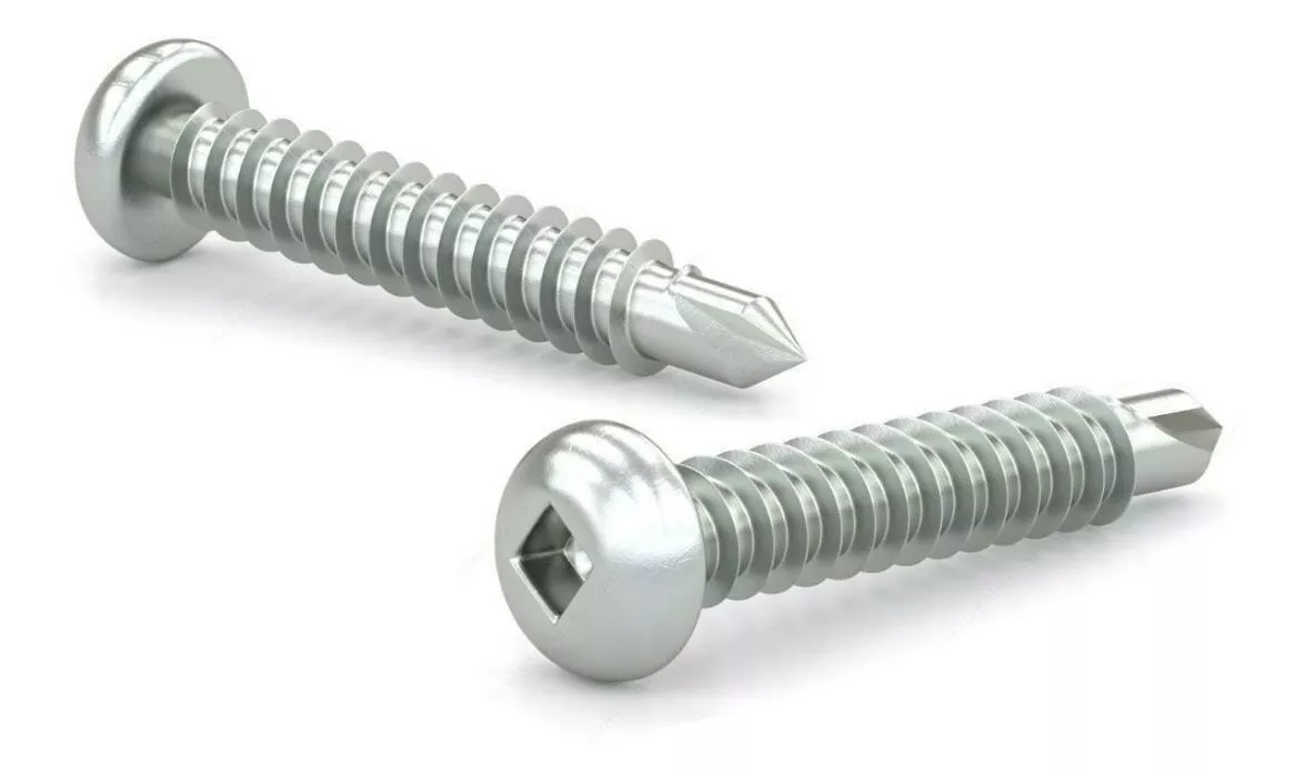 #10 X 1-1/4" Self Drilling Screws Pan Head Zinc
