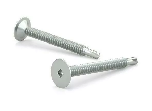 #10 X 1-1/4" Self Drilling Screws Wafer Head Zinc