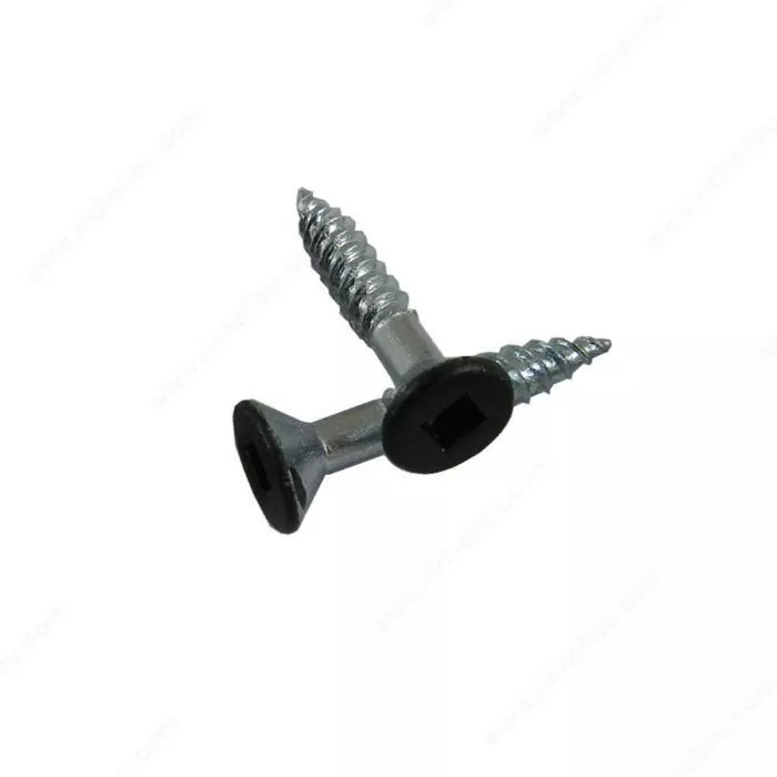 #10 X 1-1/4" Wood Screws Flat Head Black 16 PCS