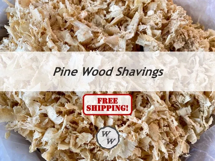 100% Organic Pine Shavings for Chicken / Pet Bedding, Garden Mulch / Organic Compost, Insulation / Stuffing for Window or Door Draft