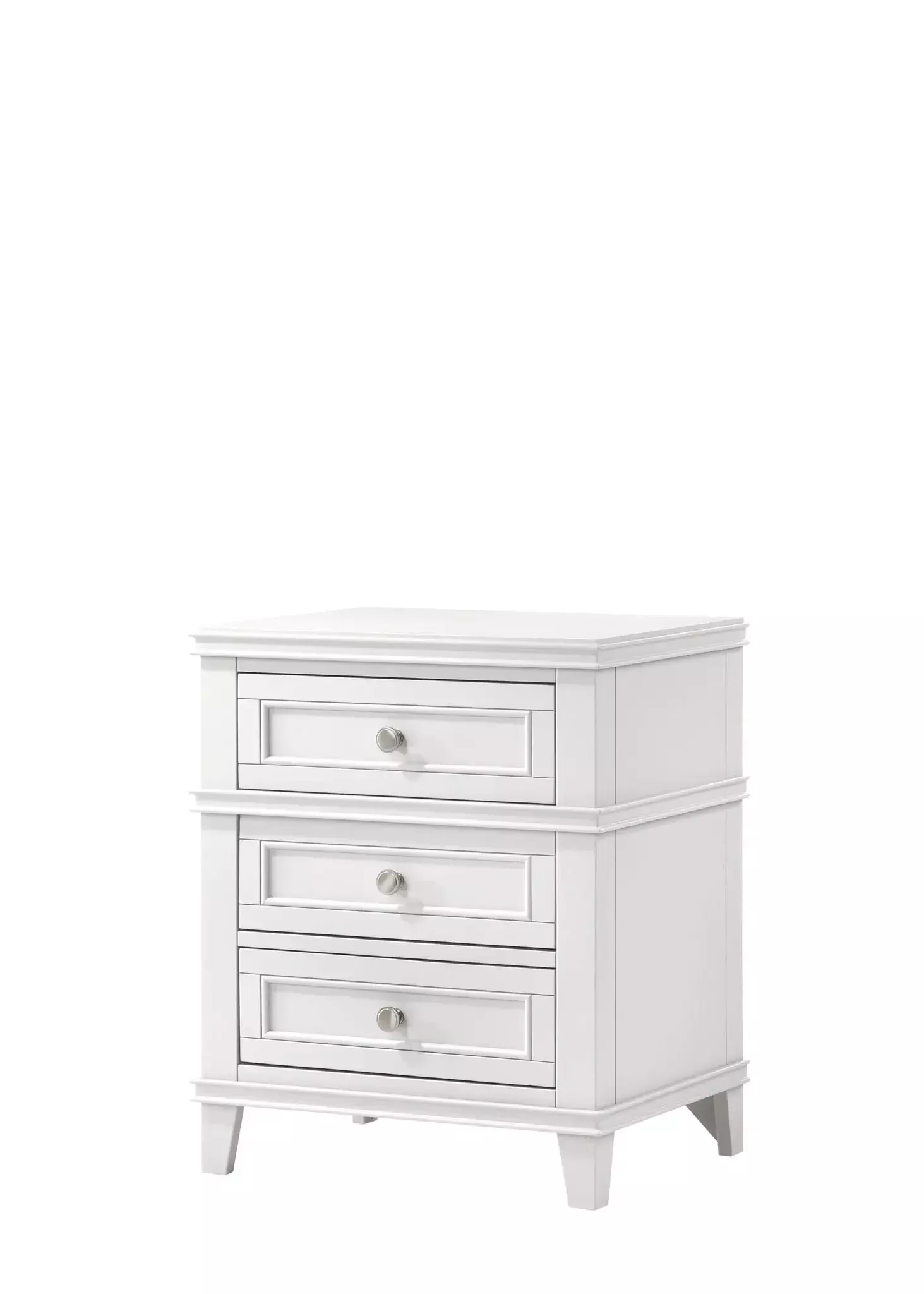 3 Drawer Nightstand With USB