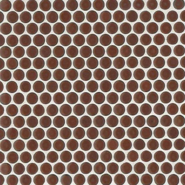 360 Cardinal 3/4 Penny Rounds 12x12 Gloss Ceramic Mosaic