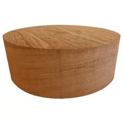 4"x2" KD Genuine Mahogany Wood Bowl Turning Blank