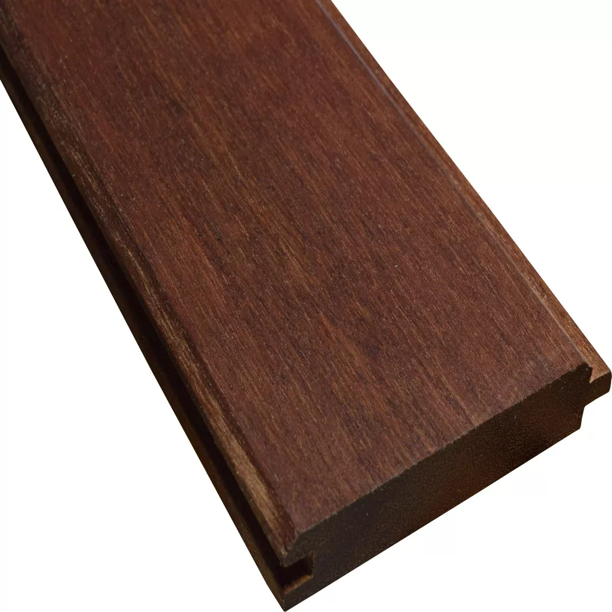5/4 x 4 Mahogany (Red Balau) Wood 45° V-Groove