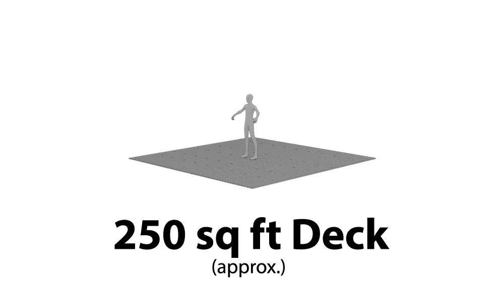 5/4x6 Ipe Pre-Grooved Deck Surface Kit