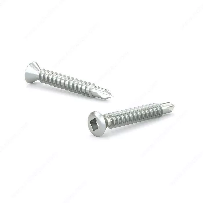 #6 X 1-1/4" Self Drilling Screw Oval Head Zinc