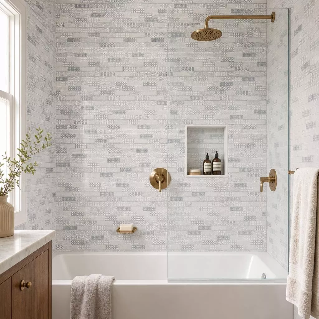 Abani Subway 2x6 Honed Marble Mosaic Tile
