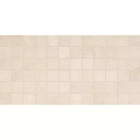Affinity Cream Ceramic Mosaic - 2" x 2"