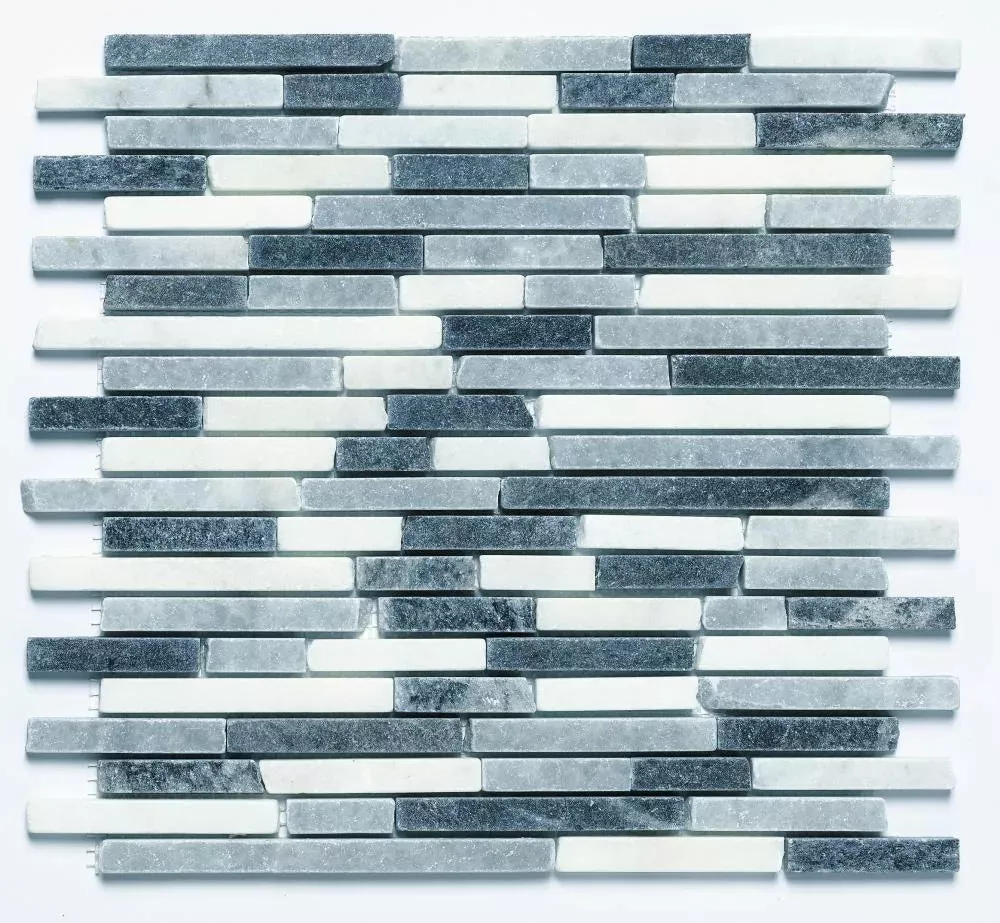 Afyon Grey 11.42x12.8 Hexagon Marble Mosaic