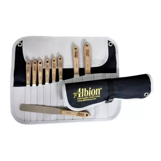 Albion Classic Spatula Set in Tool Wrap (9 Piece)