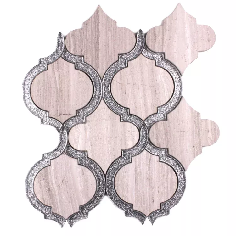 Alice Crystal Grey 1x2 Mosaic
