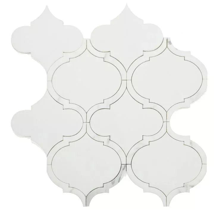 Alice Precious Bianco 1x2 Mosaic
