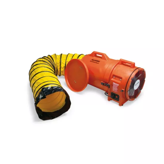 Allegro 12" Axial AC Plastic Blower with 15' Ducting