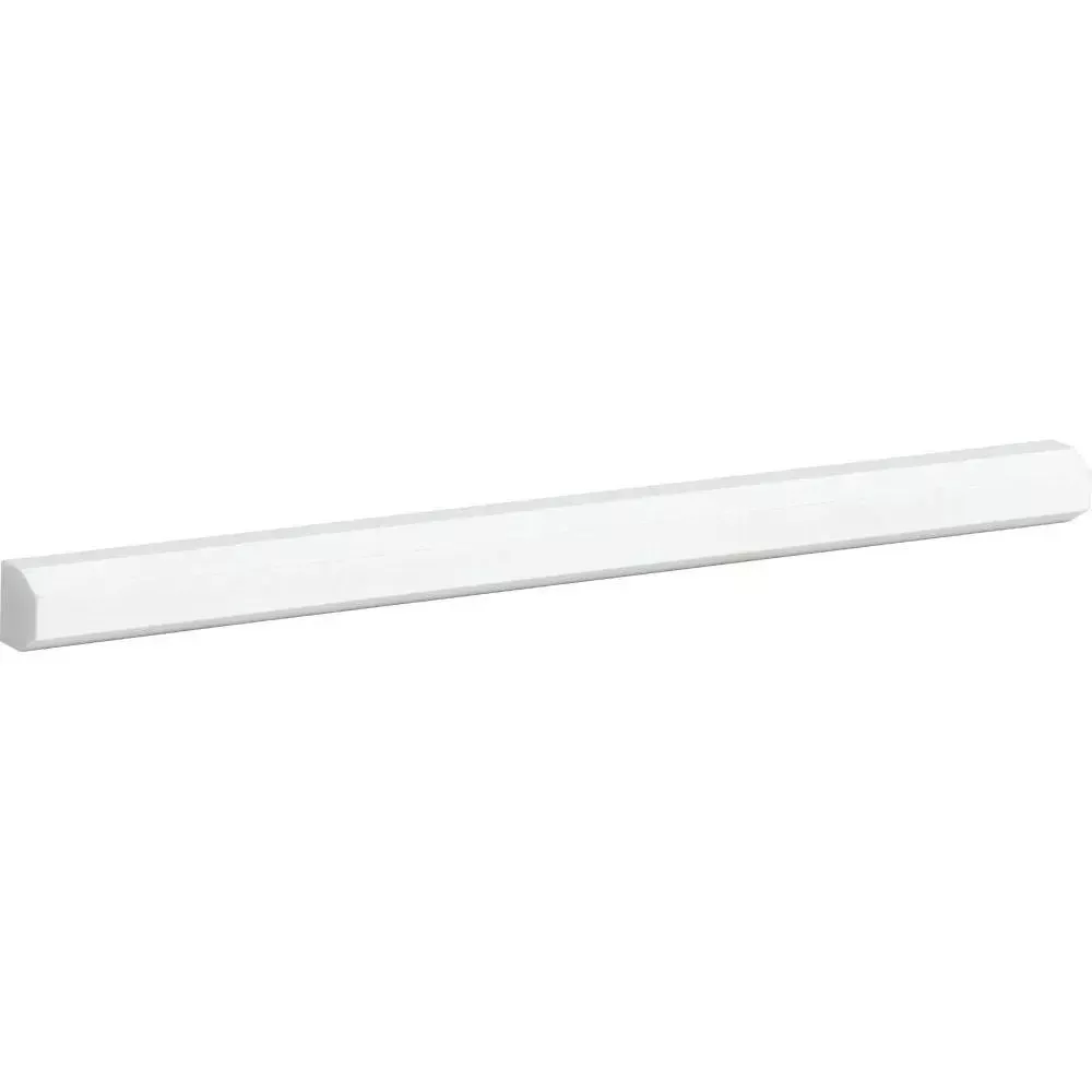 Alpina White Honed Pencil Liner Marble Moldings 1/2x12