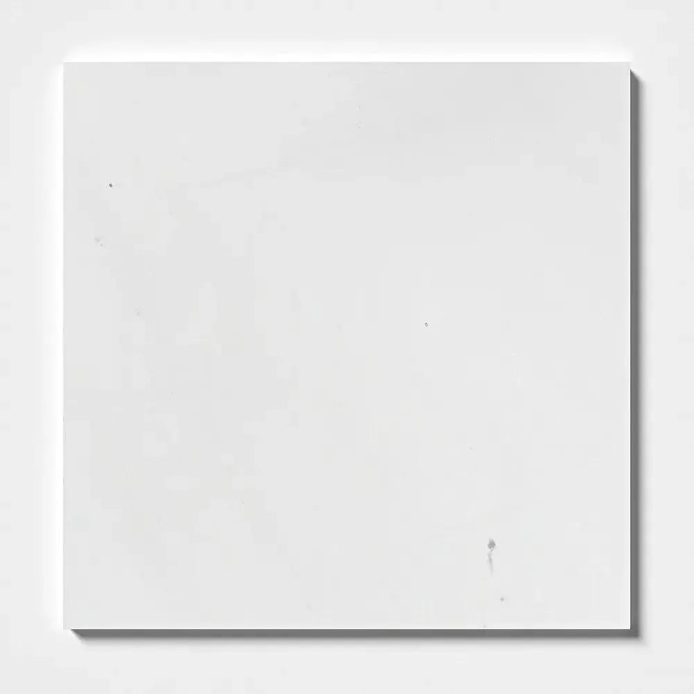 Alpina White Polished Marble Tiles 18x18