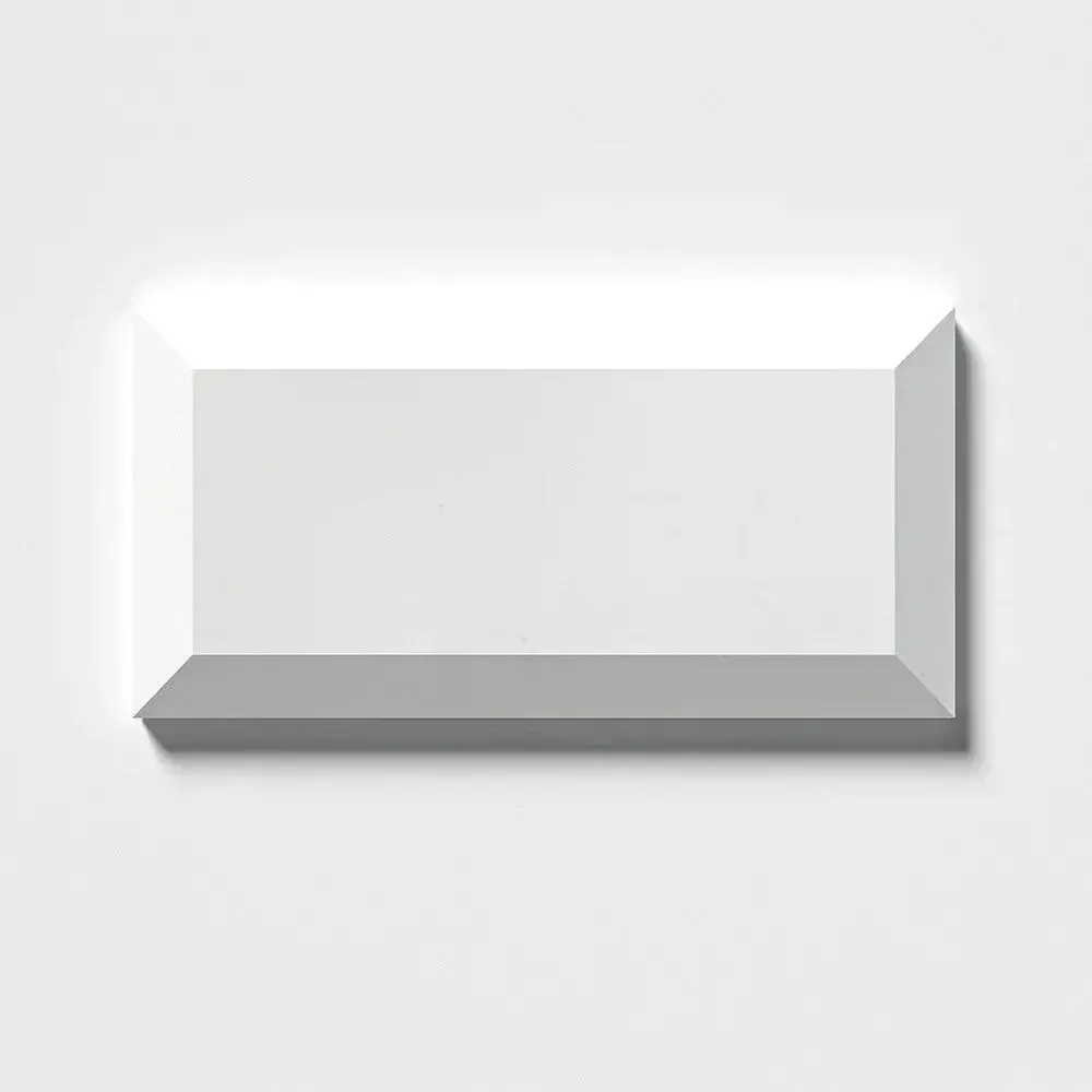 Alpina White Polished Subway Marble Tiles 2 3/4x5 1/2
