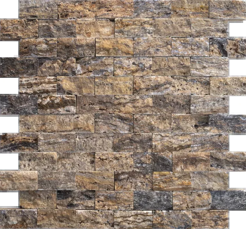 Alpine 7x19.75 Split-Face Travertine Ledger Stone