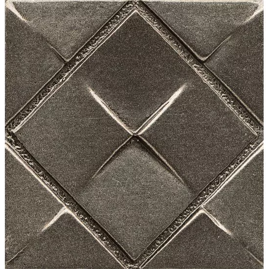 Ambiance Brushed Nickel Matrix City Metal Wall Trim - 2" x 2" Insert