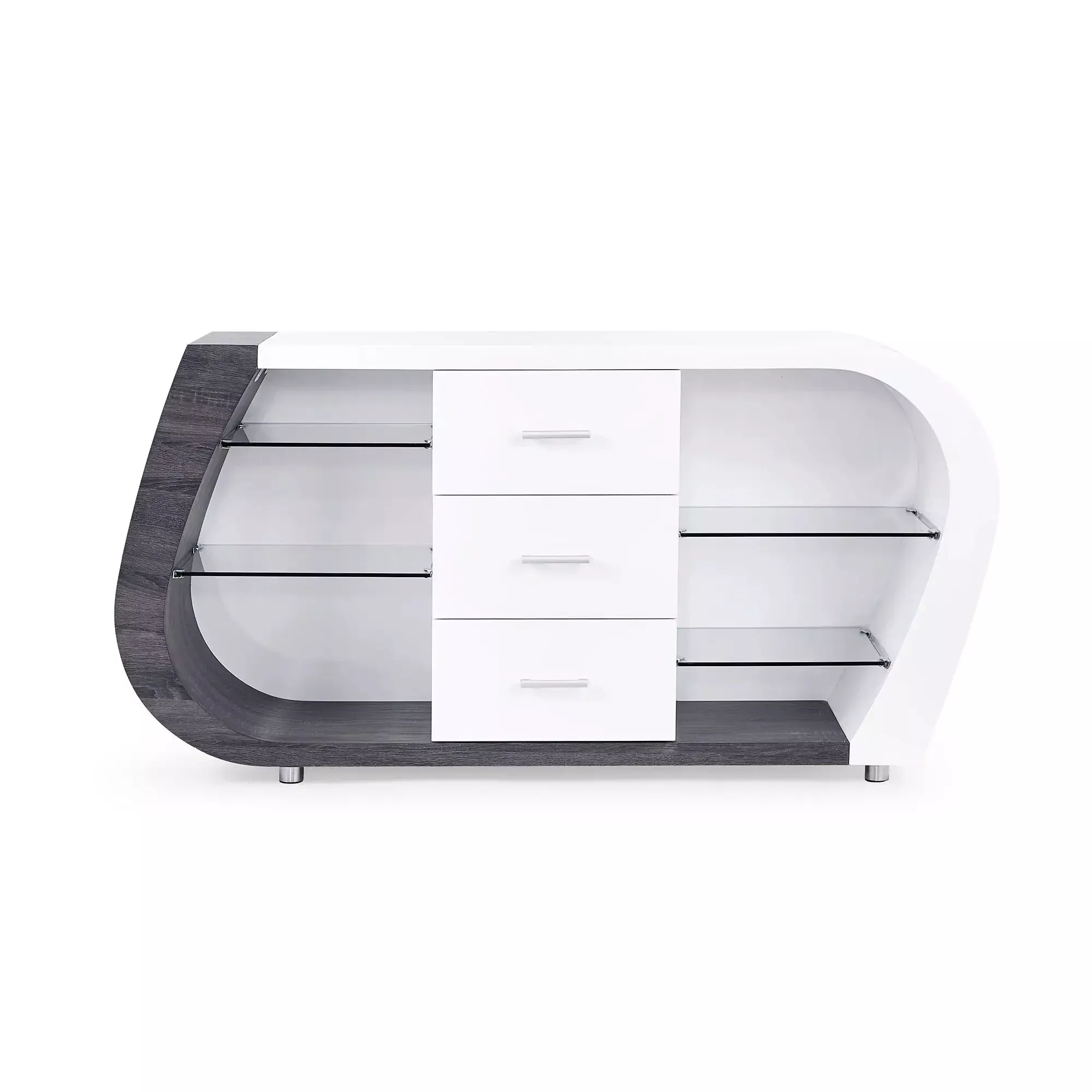 Anne - Buffet - White / Gray