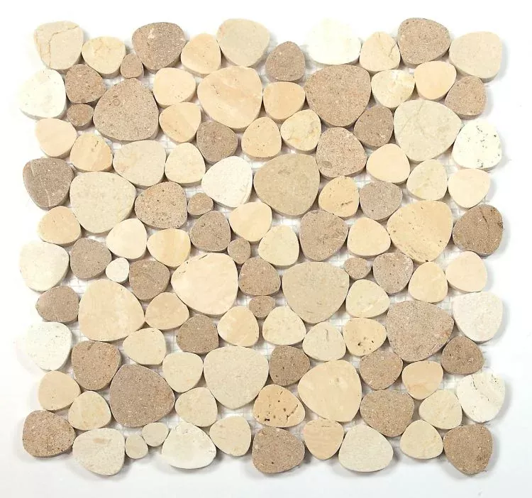 Aphrodite Mix Brown 2x2 Marble Mosaic