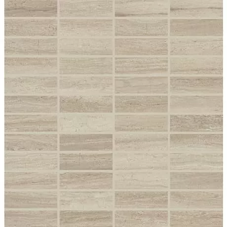 Articulo Feature Beige Ceramic Mosaic - 1" x 3" Stacked