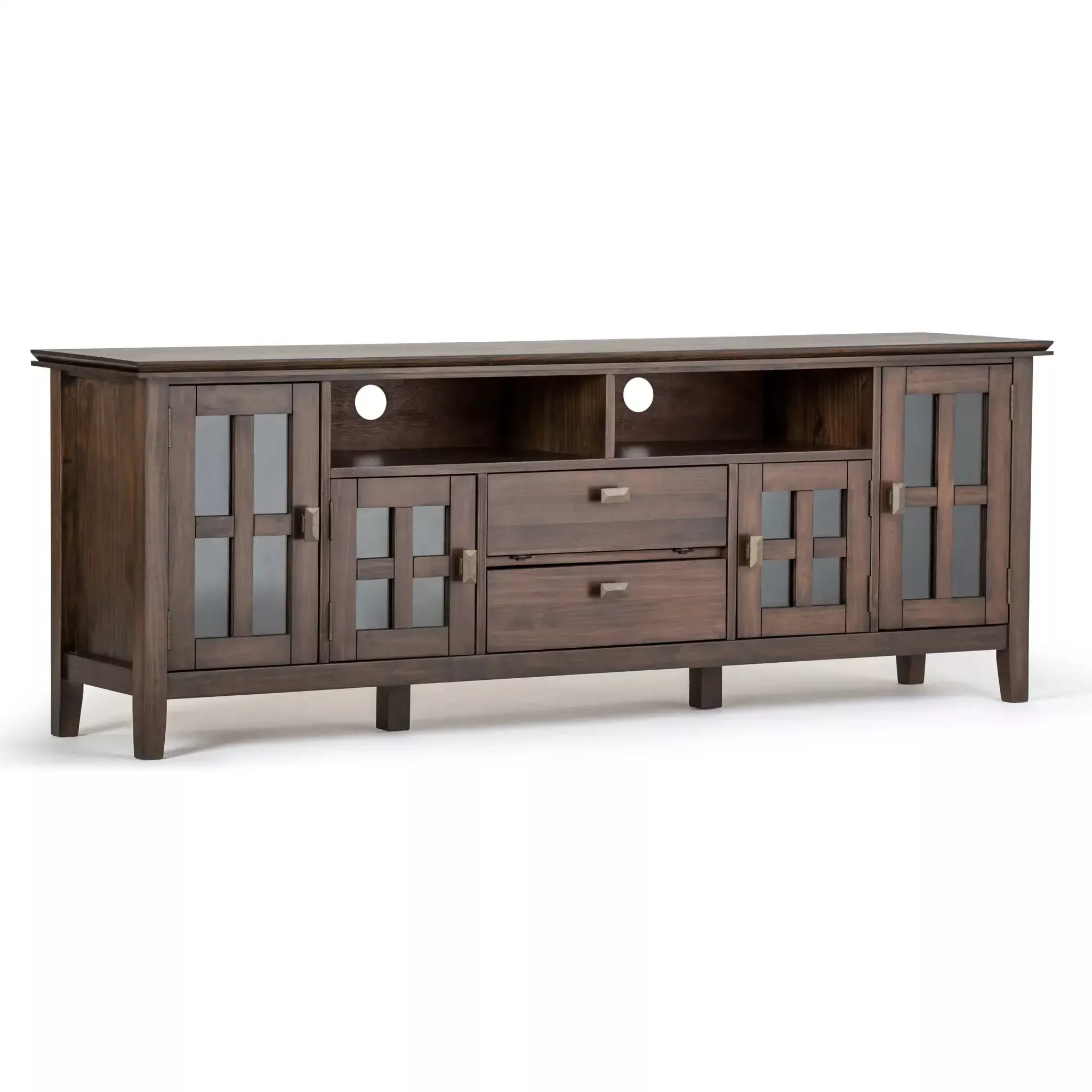 Artisan - TV Media Stand - Natural Aged Brown