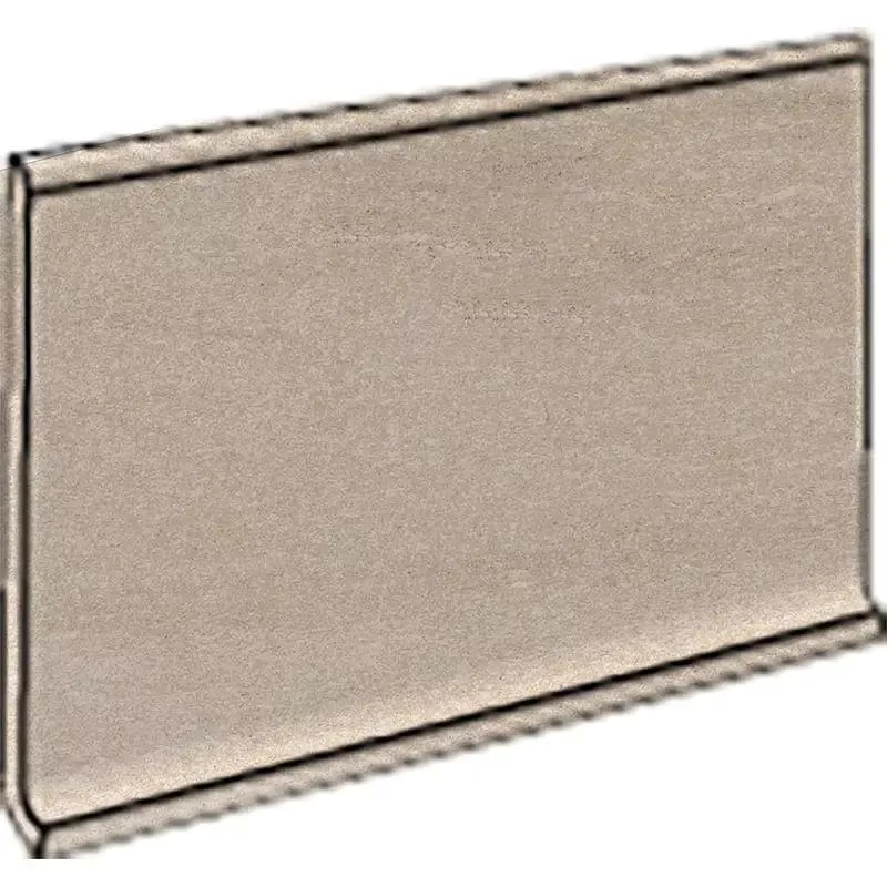 Atelier Sand Honed Cove Base Concrete Look Porcelain Mouldings 6x12