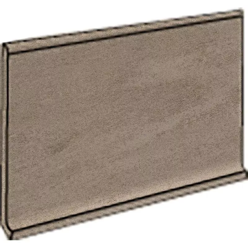 Atelier Toupe Honed Cove Base Concrete Look Porcelain Moldings 6x12