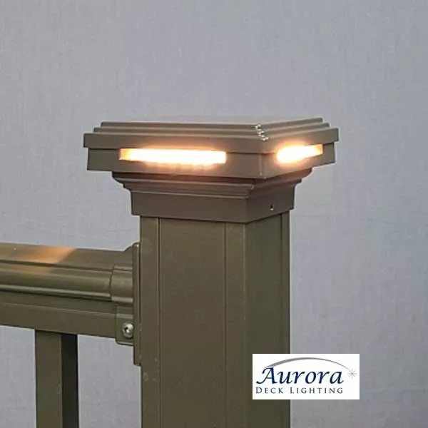 Aurora Mini Case Halo LED Post Cap Light