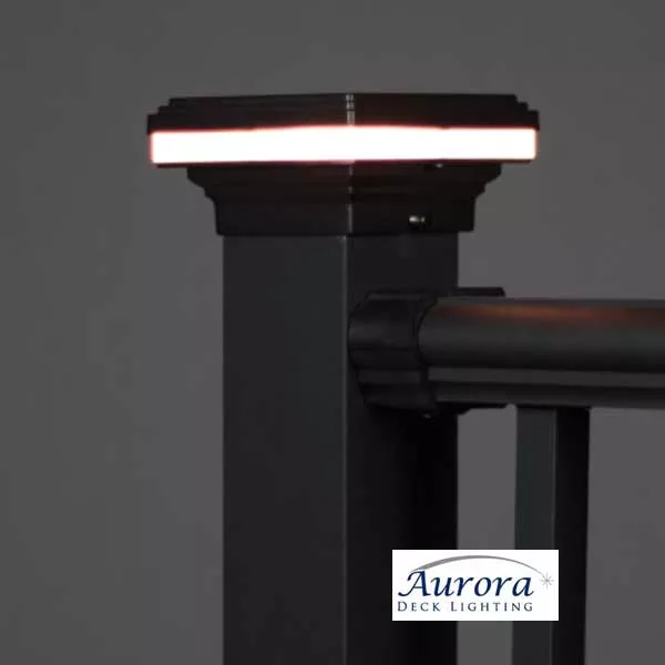 Aurora Mini Saturn LED Post Cap Light