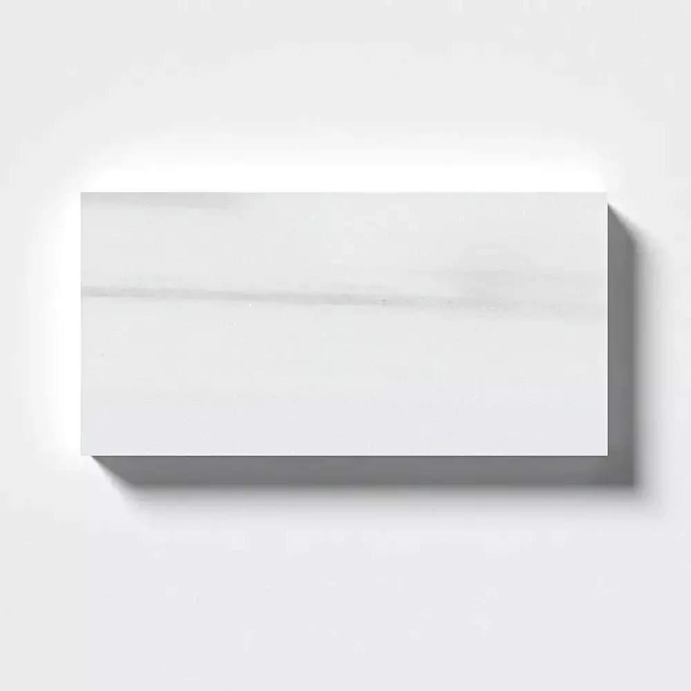 Bianco Dolomiti Honed Subway Marble Tiles 2 3/4x5 1/2