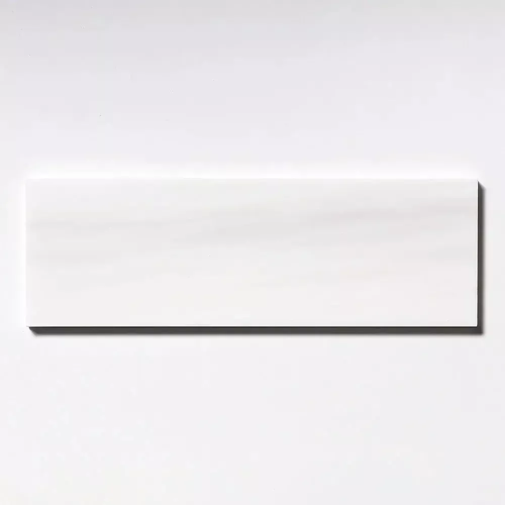 Bianco Dolomiti Honed Subway Marble Tiles 4x12