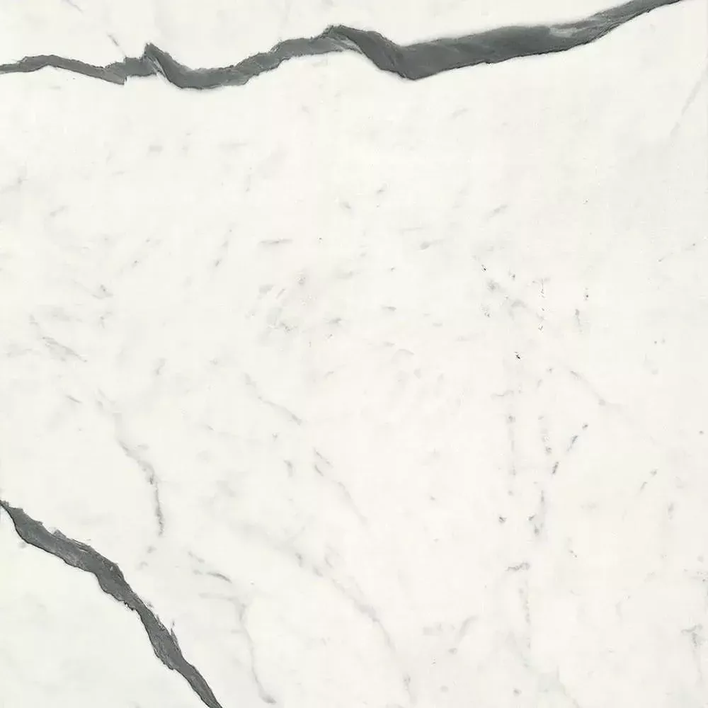 Bianco S Polished Marble Look Porcelain Tiles 24x24