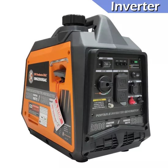 BN Products Inverter Generator - 2300W, Co Protection, Carb Certified