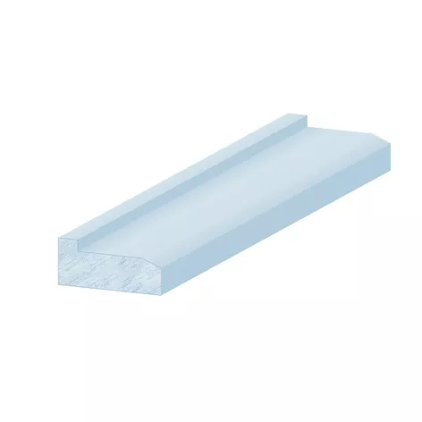 Bottom Rail 66 x 30 H3 Design Pine Primed 5.4m