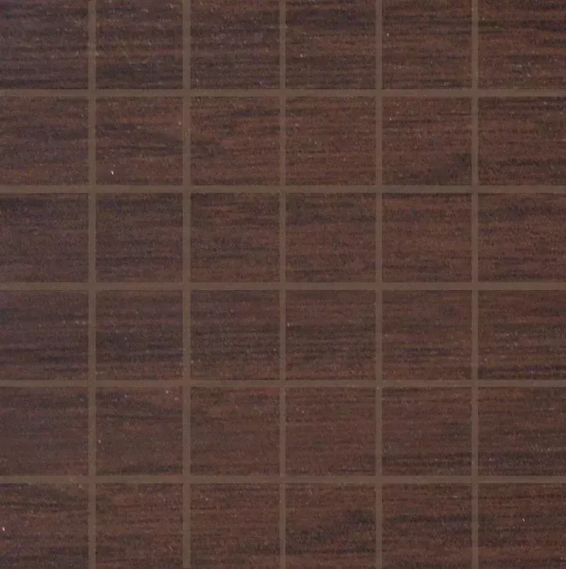 Bronzo Matte 2x2 Fabric Look Porcelain Mosaics 12x12