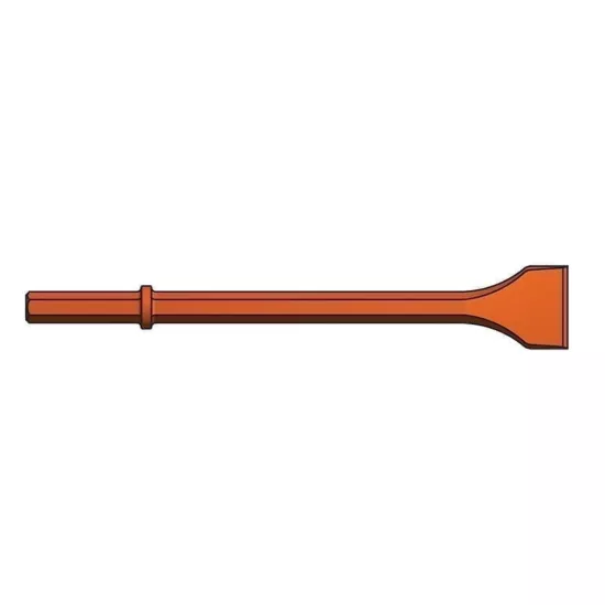 Brunner & Lay 3" Wide Chisel for 90 lb Breaker - 1-1/8" x 6" Shank x 14" Length