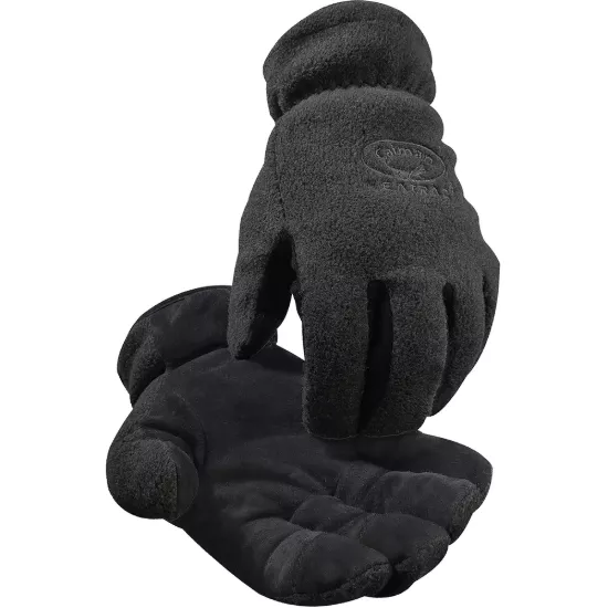 Caiman Deerskin Leather/Fleece Insulated Glove - S (Per Pair)