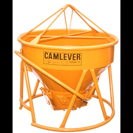 Camlever 1/2 Yard Low Profile Concrete Hopper
