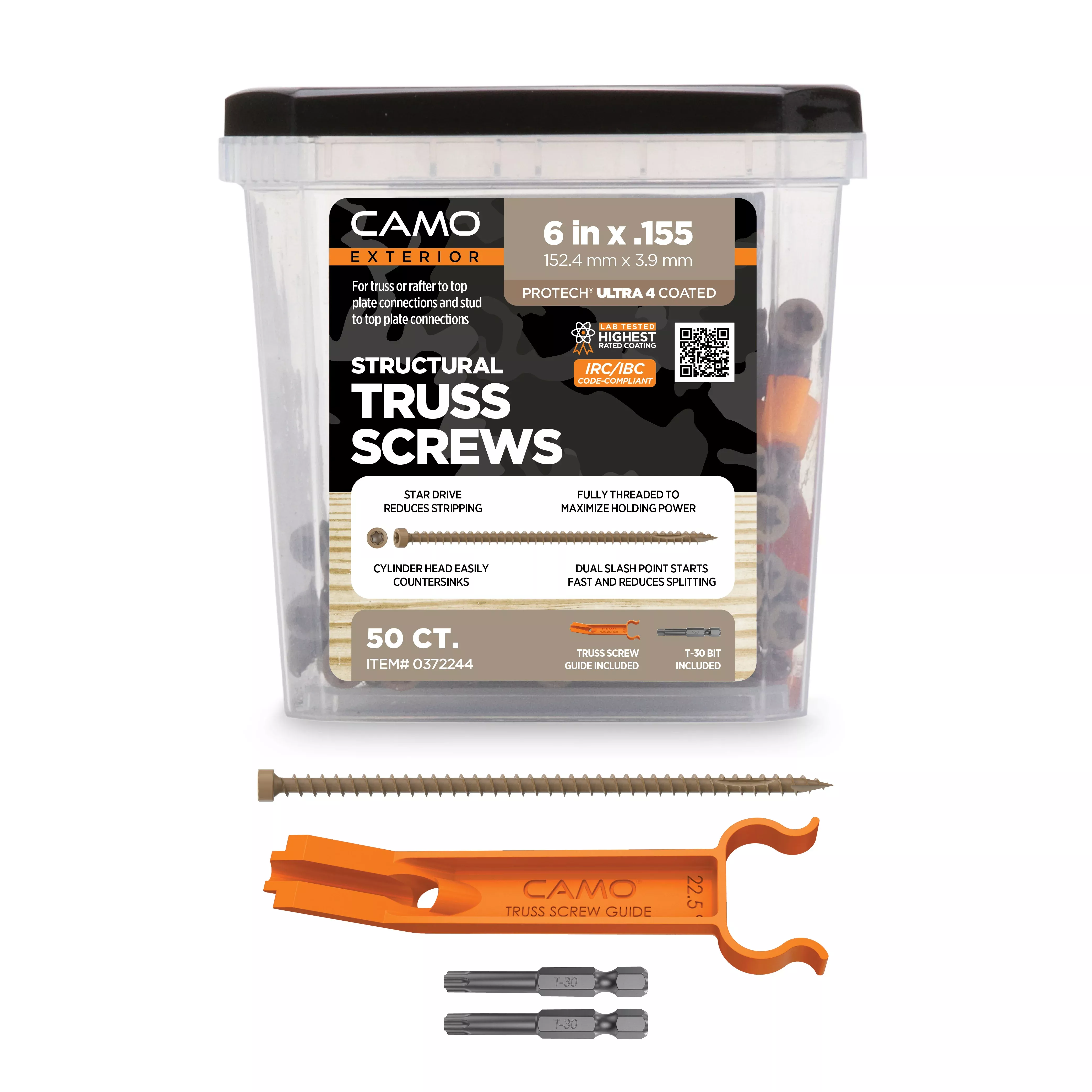 Camo Structural 6" Truss Screw