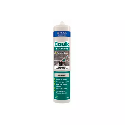 Caulk in Colour Light Grey 450g HB Fuller