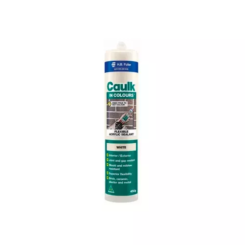 Caulk in Colour White 450g HB Fuller