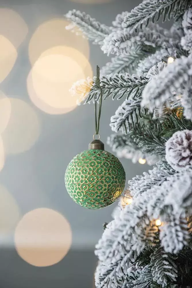 Christmas Ball Ornaments, Glass Decorative Hanging Ball Christmas Tree Ornaments For Holiday Party Decorations