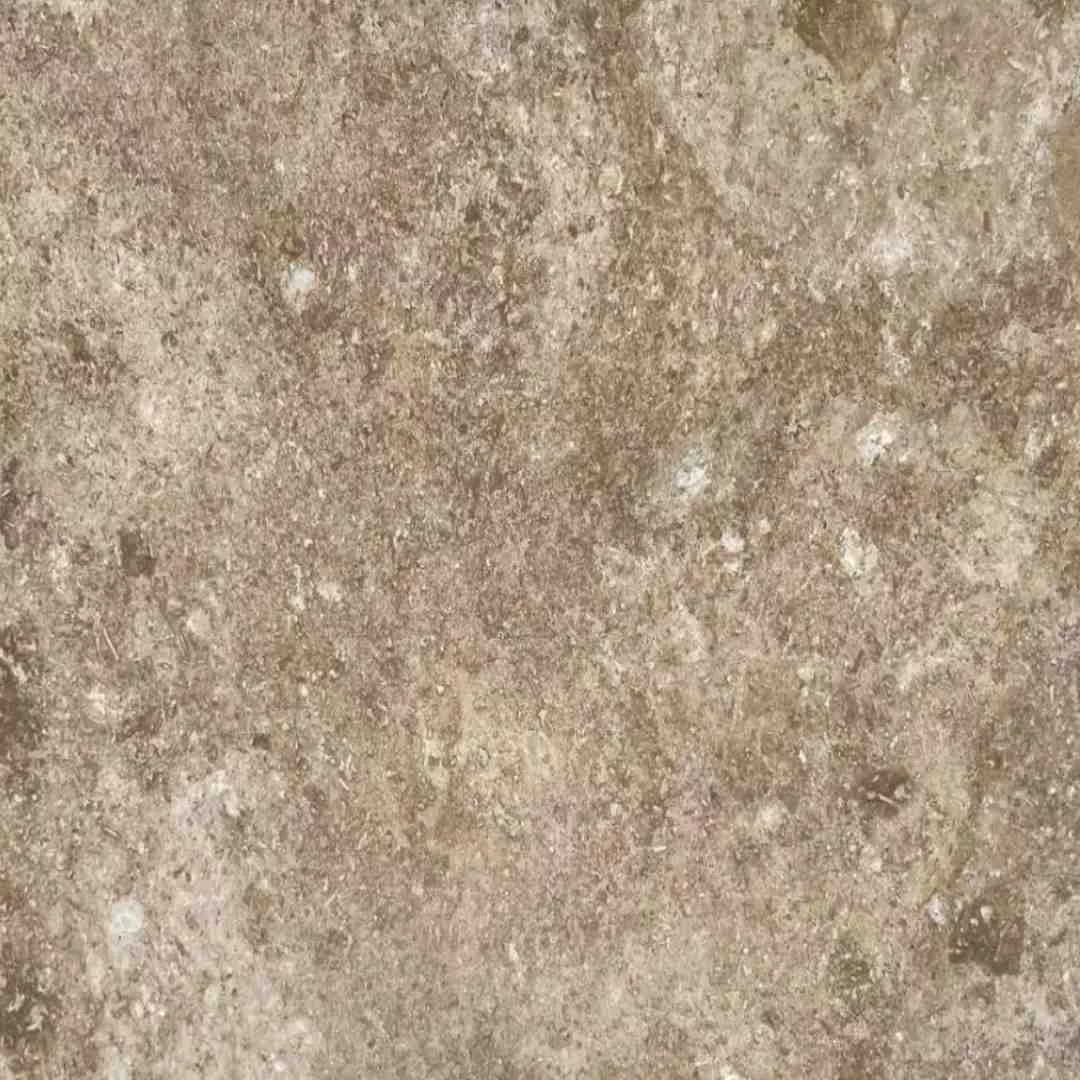COLONIAL BROWN Travertine brushed/filled, 18" x 18" x 3/8" (2.25 SF/PC) Tile - Andes