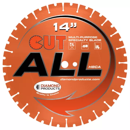 Cut-All Multi-Purpose Diamond Blade - 18" x .125 x 1"