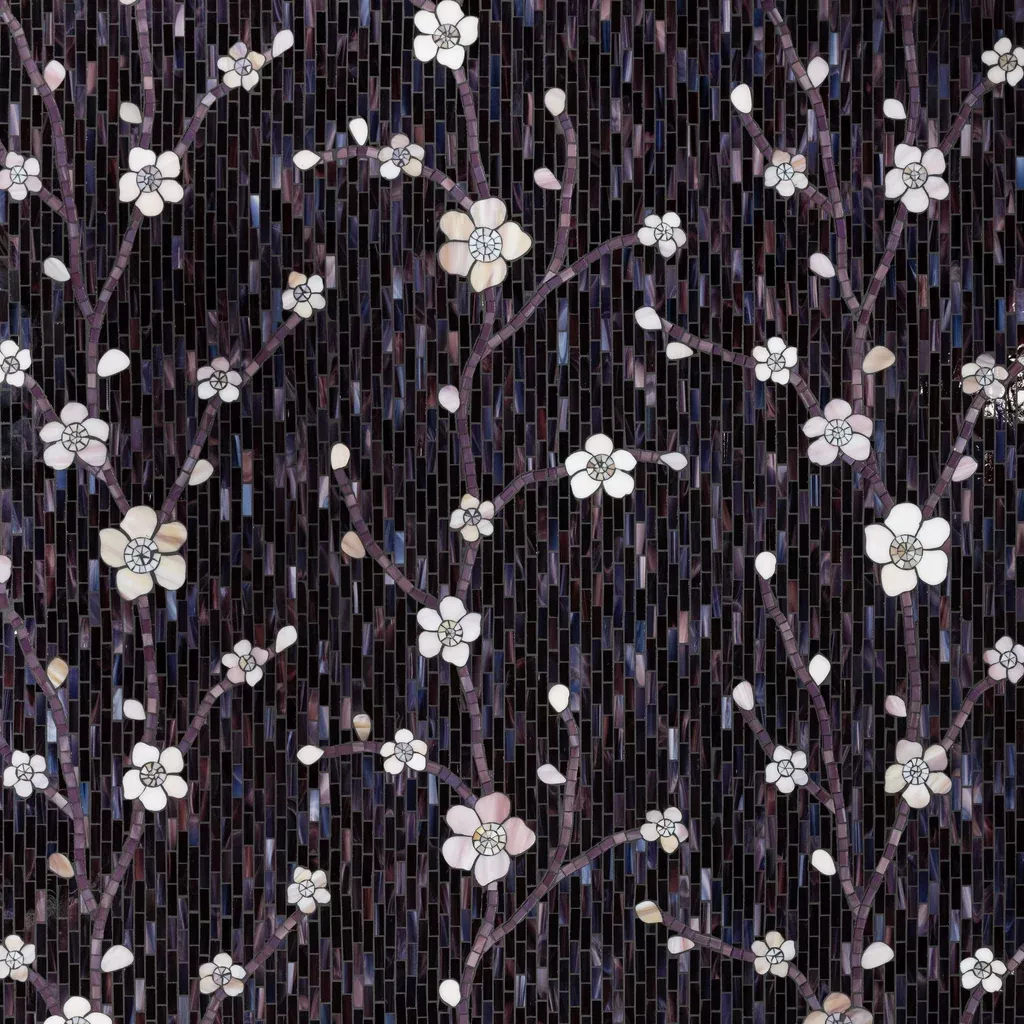 Dark Cherry Dizzy Plum Mosaic